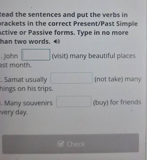 Read the sentences and put the verbs in brackets in the correct Present/Past SimpleActive or Passive