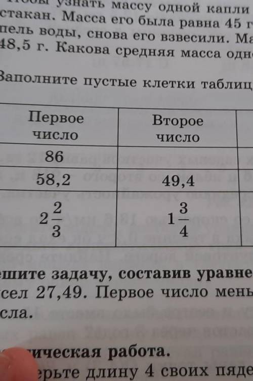 1195. Заполните пустые клетки таблицы:Первоечисло86ВтороечислоТретьечисло90Среднееарифметическое8058