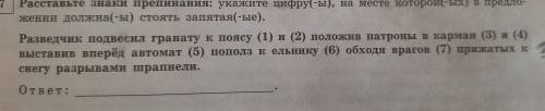 расставить знаки препинания в пяти предложениях с ОБЪЯСНЕНИЯМИ.