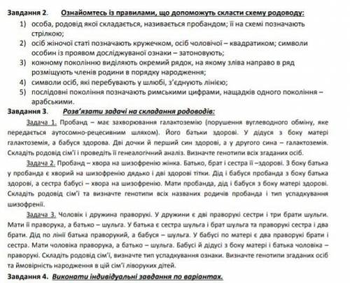 Потрібна до з практичною роботою на тему родоводи​