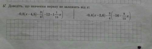 доведіть що значення виразу не залежить від ікс. докажите что значение выражения не зависит от икс.1