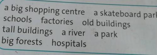 5 Think about your ideal place to live. Is it a town or a village? Write six sentences with There is