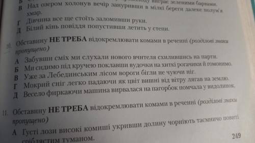 в 10 завдані розставити розділові знаки підкреслити відокремлені члени реченні та зробити синтаксичн