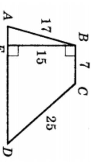 За даними рисунка знайти площу трапеції АВСD *​