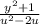 \frac{y^{2} + 1}{u^{2} - 2u}