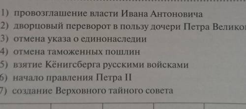 Расположите в хронологической последовательности исторические события​