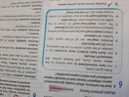 9 КЛАСС АНГЛ модальные глаголы из у.6 с.113 выуч.и придумать по 1 предложению с каждым.