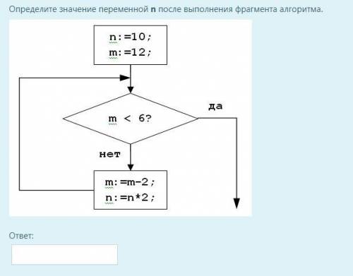 . Определить значения переменных после выполнений фрагментов блок-схем.