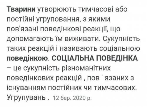 Що таке соціальна поведінка у тварин​