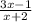 \frac{3x-1}{x+2}