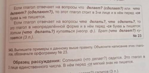 Выпишите примеры к данному выше правилу Объясните написание этих глаголов обозначьте ​