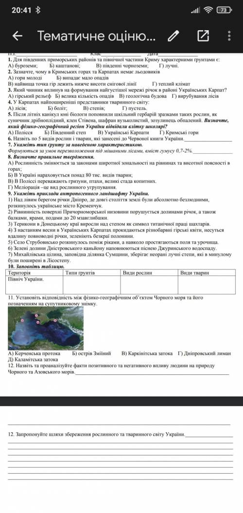 Укажіть приклади антропогенного ландшафту України.