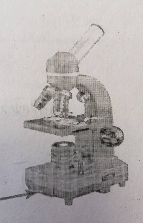 4.1. Антон уроке изучал устройство микроскопа и делалсоответствующие подписи к рисунку. Какую деталь