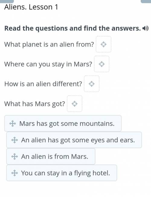 Aliens. Lesson 1 Read the questions and find the answers.What planet is an alien from?Where can you