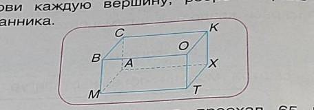 Назови каждую вершину ребро и грань многогранника​