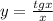 y=\frac{tgx}{x}