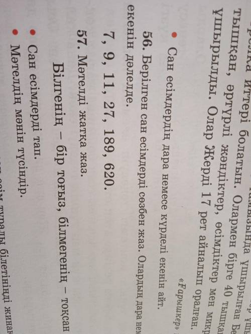 56 тапсырма 4 сынып казак тілі сабағы 100 комектесинищдерши