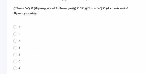 В таблице приведен фрагмент базы данных с результатами тестирования. Сколько записей в этой таблице