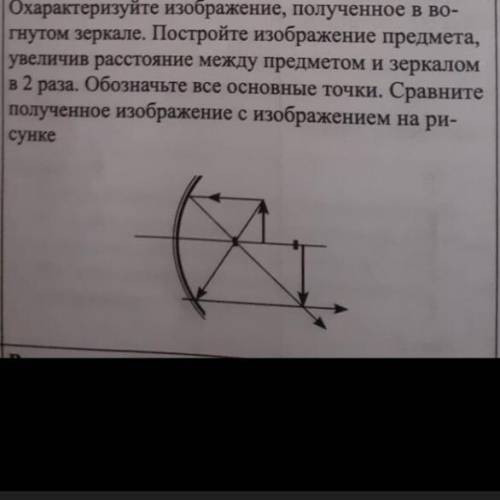 ￼￼￼Охарактеризуйте изображение,полученное в выпуклом зеркале ￼￼￼Постройте изо￼￼￼брожение предмета ув