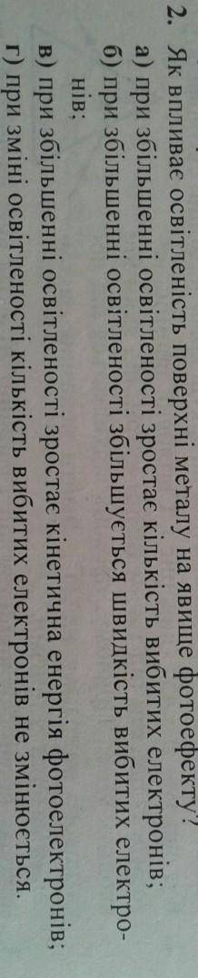 Як впливає освітленість поверхні металу на явище фотоефекту​