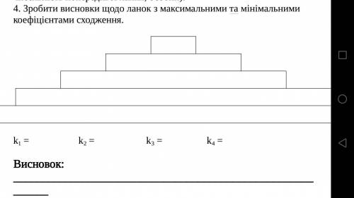 Задача по екологии: Збудувати екологічну піраміду чисел, та розрахувати коефіцієнти сходження пірамі