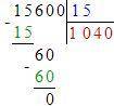 641. Выполните деление столбиком: а) 192:0, 16;r) 15,6 : 0,0156) 684 : 0,036A) 45,5 : 0,35;B) 22,25: