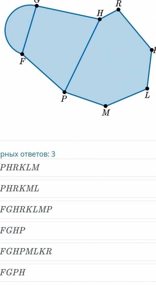 Укажи какие различные многоугольники изображены на рисунке​