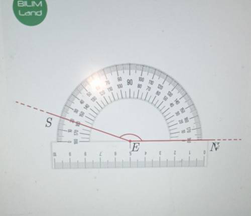 Чему равна градусная мера угла SEN?140°180°20°160°​