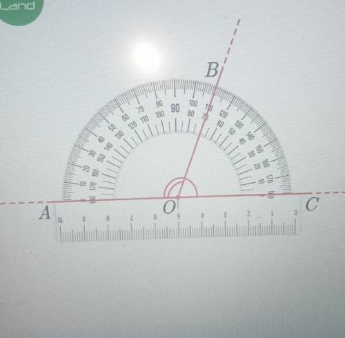 Чему равна градусная мера угла АОВ?ответ:​