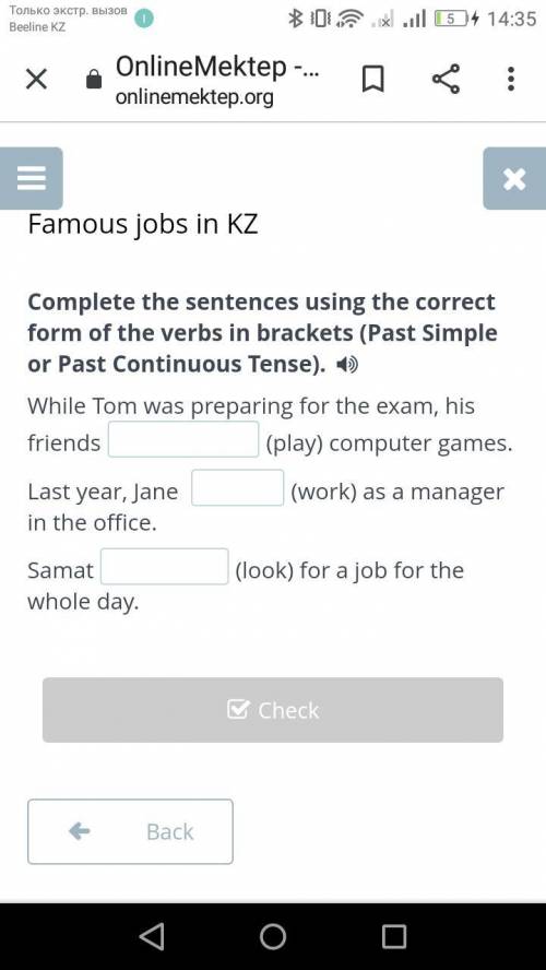 Famous jobs in KZ Complete the sentences using the correct form of the verbs in brackets (Past Simpl