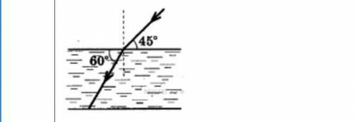1.На рисунке изображено преломление светового пучка на границе воздух — стекло. Чему равен показател