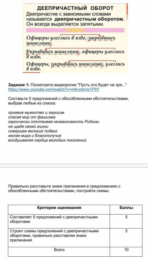 Составьте 5 предложений с обособленными обстоятельствами, выбрав любые из списка: проявив мужество и