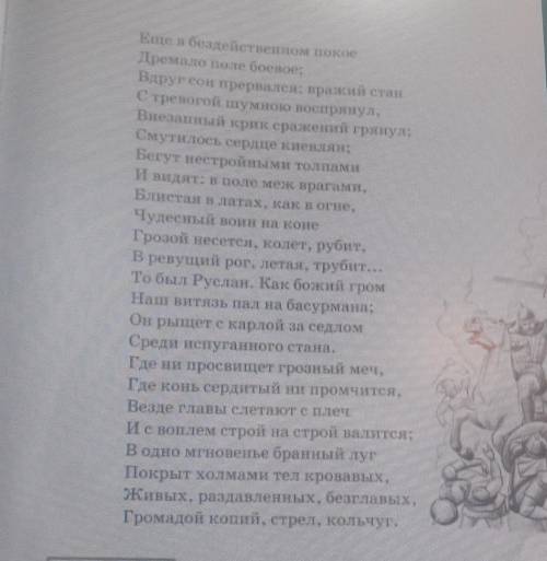 Найти в тексте слова с ударением НЕ ТАМ.В поэме Руслан и Людмила ​