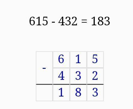 сколько будет 205*3-108•4 столбиком и 300+124•5-258 можена фото