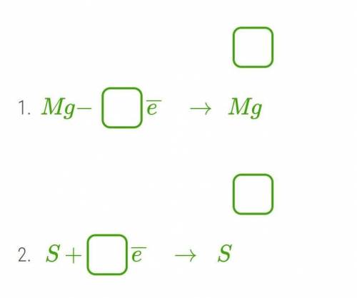 Допиши недостающие заряды ионов. Укажи число электронов, которое отдаёт или принимает атом при образ