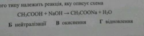 Укажіть, до якого типу належить реакція, яку описує схема , химия​