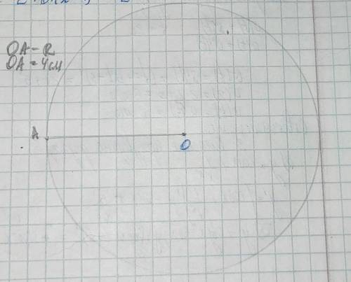 5. Начертите окружность, радиус Которой равен 4 см.​