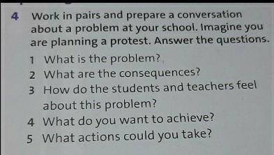 6 Write a letter to your head teacher about aproblem. Use the questions in exercise 4 tohelp you. Ex