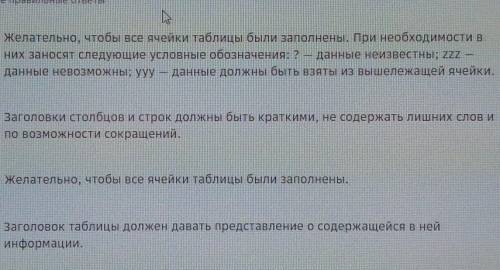 1-й вопрос Какие основные правила создания таблиц нужно учитывать при работе с ними в текстовомдокум