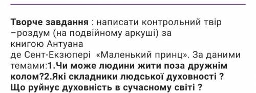 До іть будь ласка зробити твір ів