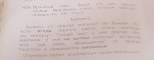 Прости Текст какой это тип текста Спиши подчеркни слово которое Определить тип текста ежевика​