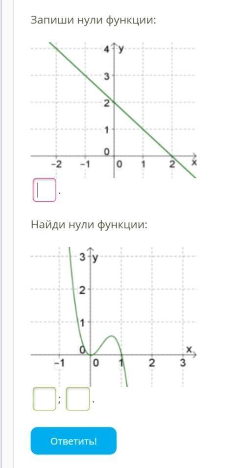 Небольшой тест по алгебре,