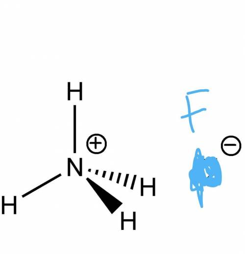 Записать механизм образования связи в молекуле фтора и аммиака