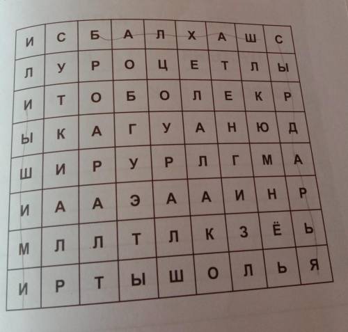 Задание 4 Найди «спрятанные» названия водоёмов Казахста-Товь устное сообщение об одном из этих водоё