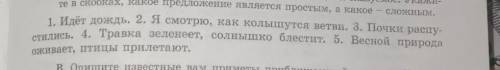 Б. Дополните нераспространённые предложения второстепенными члена- ми. В каждом предложении подчеркн