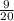 \frac{9}{20}