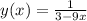 y(x) = \frac{1}{3 - 9x}