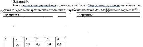 Решить вероятность, отказ элементов