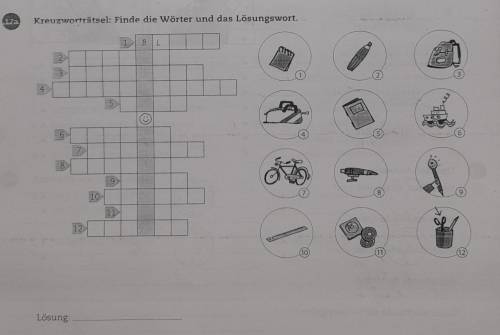 Kreuzworträtsel: Finde die Wörter und das Lösungswort