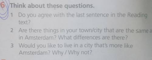 Think about these questions.​